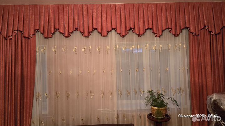 Комплект штор и гардин