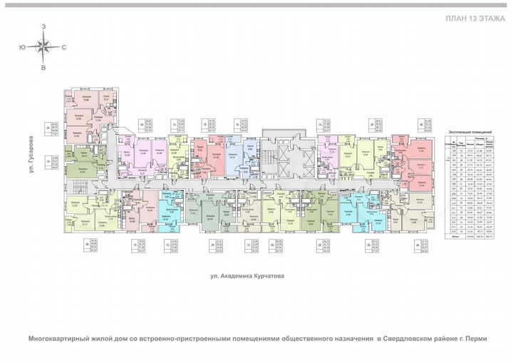 2-к. квартира, 54,7 м², 13/24 эт.
