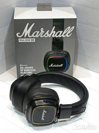 Беспроводные наушники marshall major iv black #94