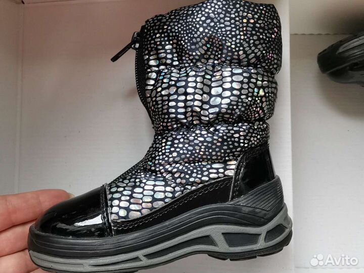 Полусапоги детские зимние 22-23 размер