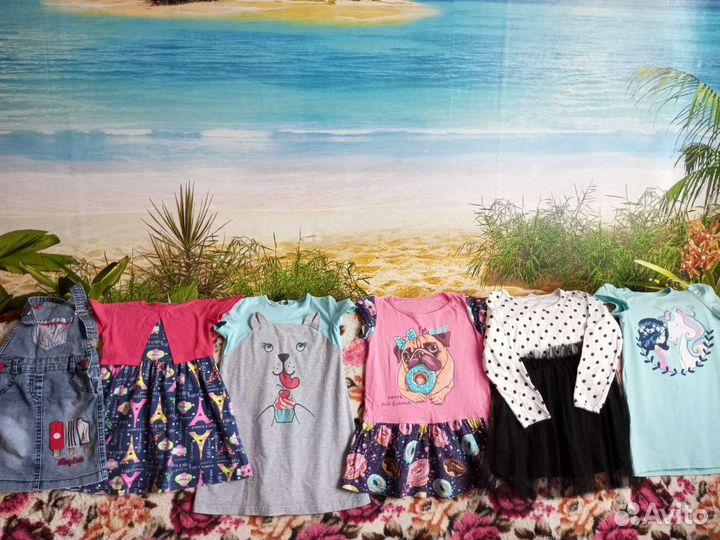 Вещи пакетом на девочку 3-4 года