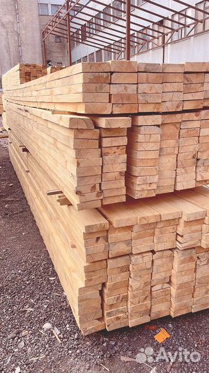 Доска обрезная 25х100х6000мм 1 сорт ГОСТ