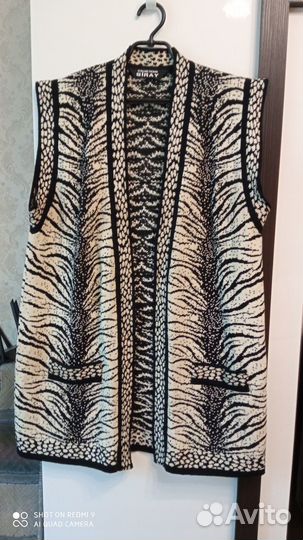 Трикотажный жилет Турция р.52-54