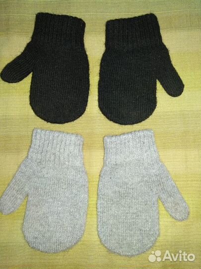 Рукавички детские вязаные