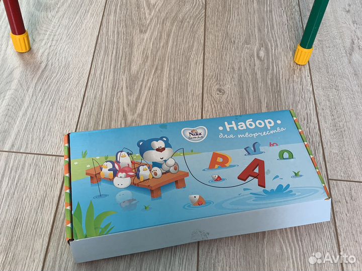 Мольберт двухсторонний детский ника