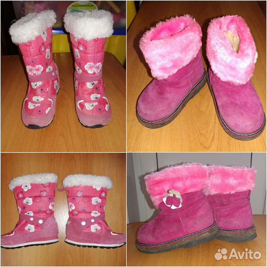 Обувь зимняя на девочку 3-4 года