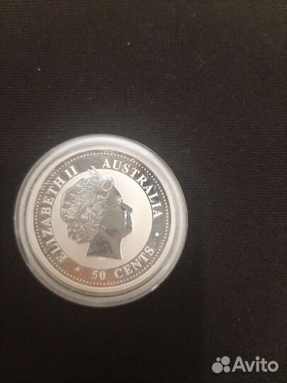 Монета Австралия 50 центов коллекционная