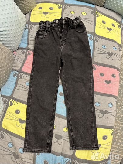 Джинсы утепленные для девочки р. 134