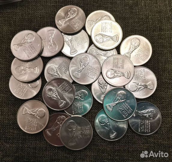 Монета Фифа 2018 (кубок)