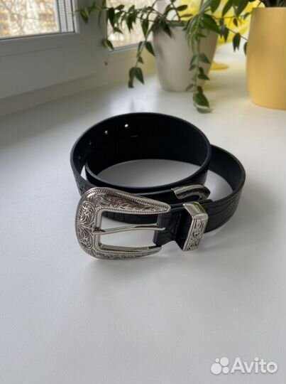 Ремень женский черный
