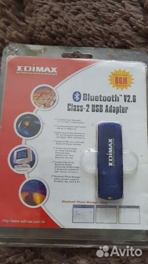 Блютуз адаптер usb 2.0edimax