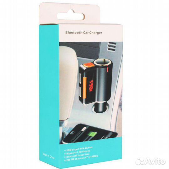 FM Трасмиттер Bluetooth Car Charger BC-09 MP3