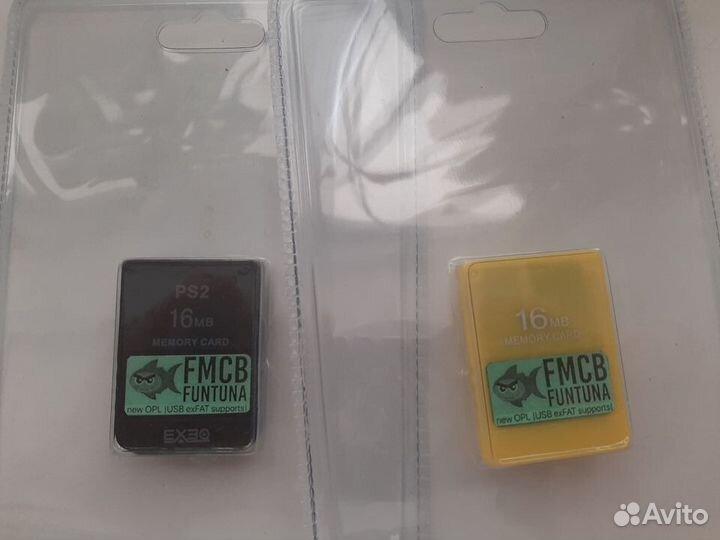 Карта памяти ps2 Slim 9000X 64 мб + fmcb (funtuna)