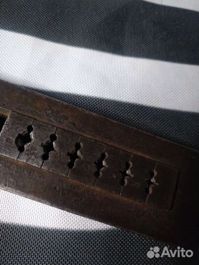 Старая плашка наборная