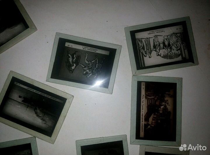 Диапозитивы стекло 1957 г. Раритет