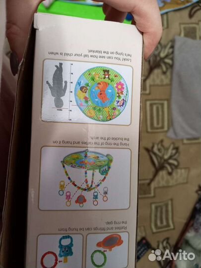 Развивающий коврик с пианино