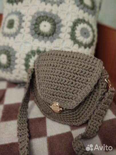 Вязаная крючком сумка