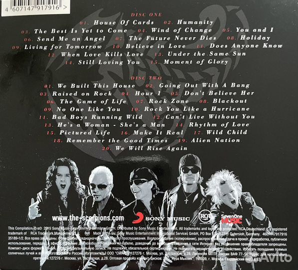 CD компакт диск Scorpions