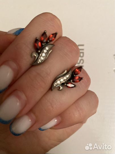 Серебряные серьги