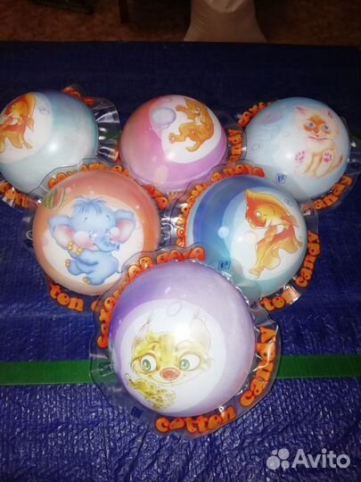 Линия для изготовления шариков со сладкой ватой