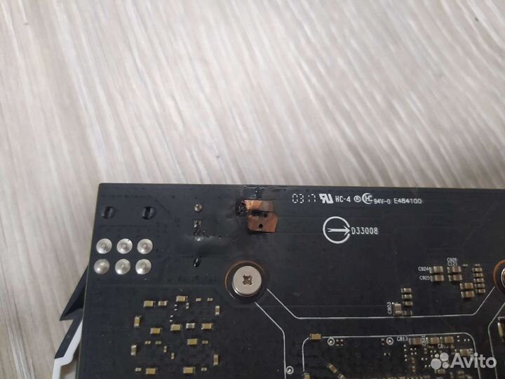 Видеокарта MSI GTX 1060 6GB нерабочая