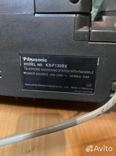 Факс panasonic KX-F130BX