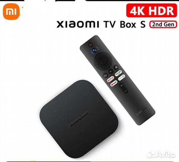 Xiaomi Mi Box S 2nd gen тв приставка
