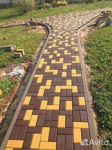 Укладка тротуарной плитки