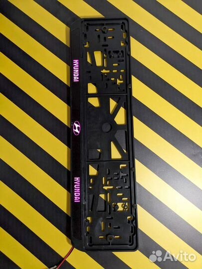 Номерная рамка c вашим логотипом и дизайном