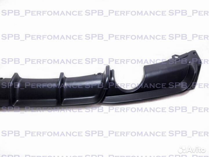 BMW F30 матовый диффузор 1+1