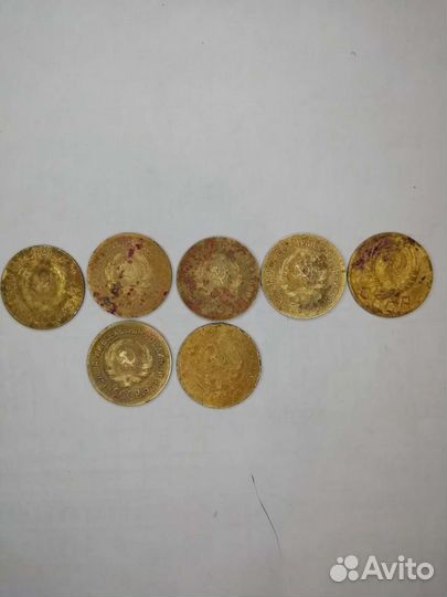 Монеты- 1 копейка ранние советы