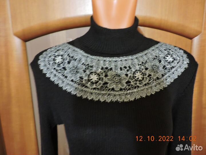 Воротник старинный Елецкие кружева ручная работа