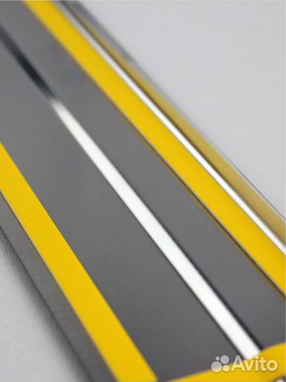 Накладки на пороги Форд Фокус 3 2011-2015г