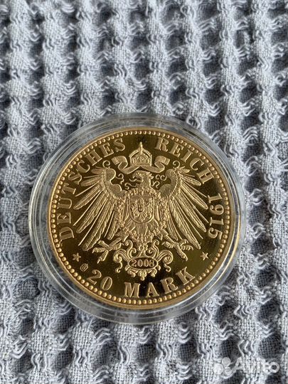 Копия 20 марок 1915. Пруссия. Германия