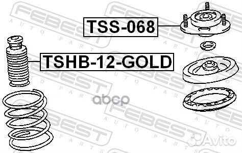 Опора переднего амортизатора TSS068 Febest