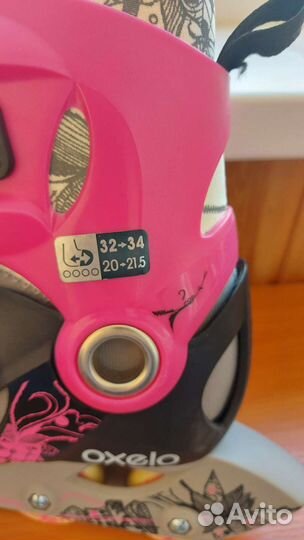 Роликовые коньки детские с защитой