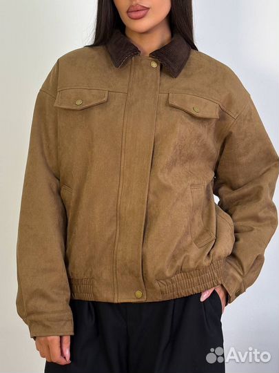 Весенняя куртка парка женская 3 цвета Корея