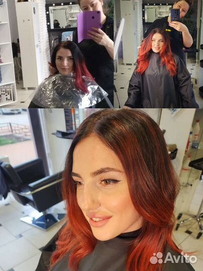 Колорист блонд/AirTach/окрашивание/выход с темного