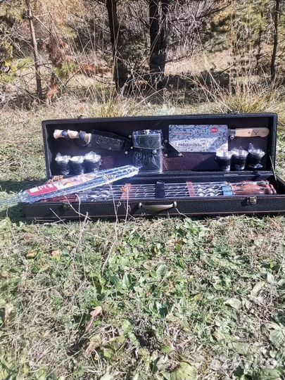 Набор шампуров подарочный