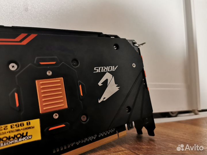 Видеокарта Gigabyte aorus RX 580 8GB