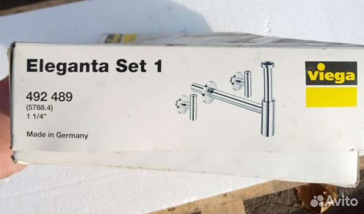 Сифон для раковины Viega Eleganta Set 1 (492 489)