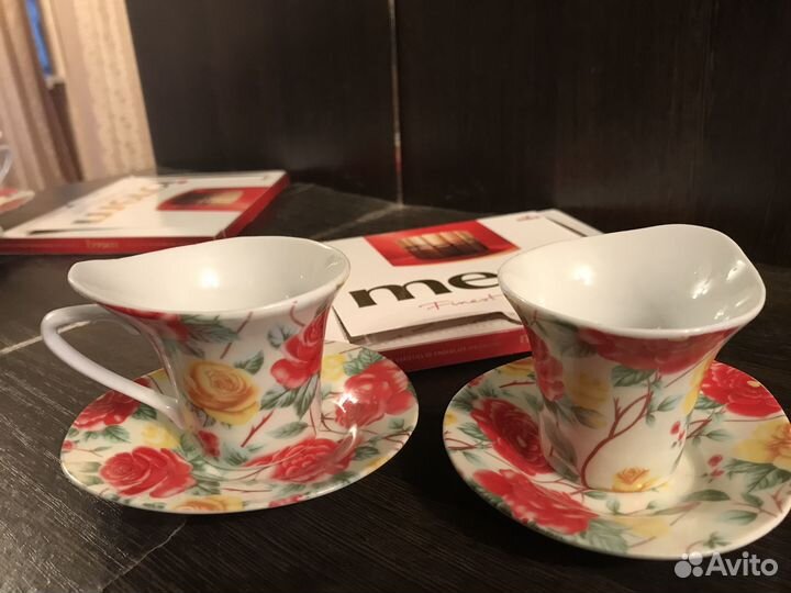 Кофейная пара (фарфор) - 2 шт