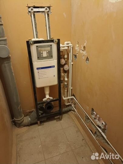 Замена труб Водопровод гвс хвс, сантехник
