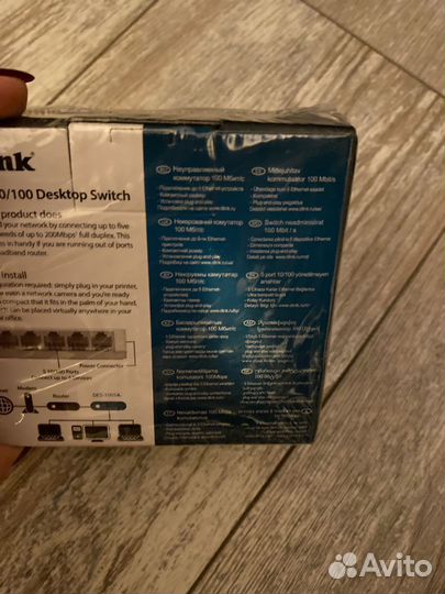 Коммутатор неуправляемый D-link