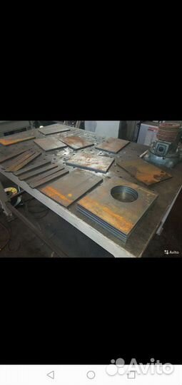 Плазменная резка листового Меттал и гибка и порошк