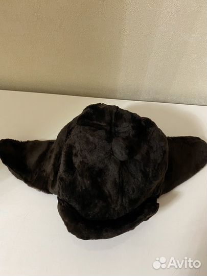 Шапка ушанка мутон детская