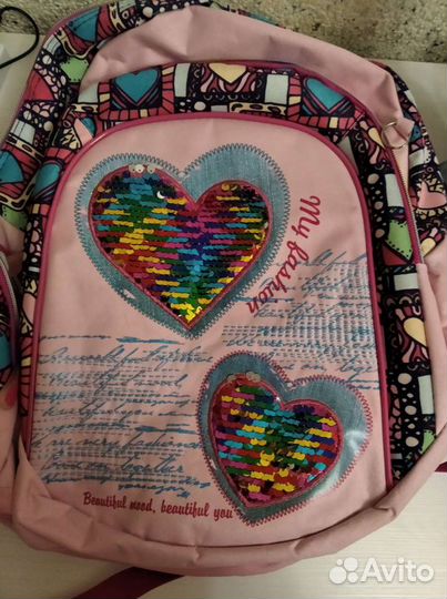 Рюкзак школьный для девочки новый