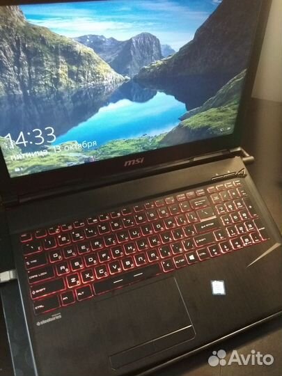 Игровой ноутбук msi leopard gp63 Core i7/16gb