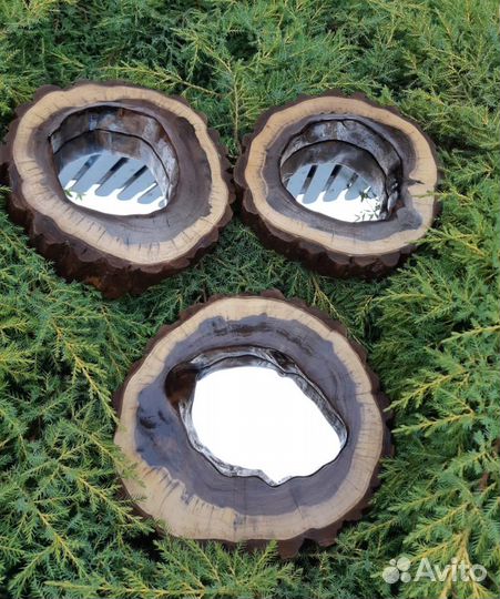 Зеркала из спилов