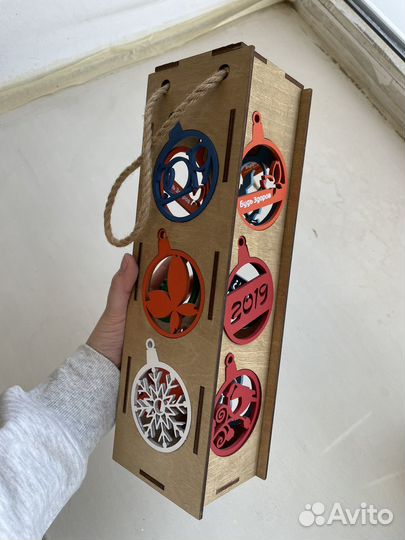 Подарочная упаковка для бутылки